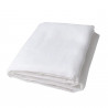 Fabkart Unisex Cotton Unstitched Shirt Piece Fabric White Free Size