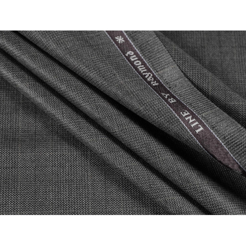 Greyish Solid Color  Unstitched Trouser Fabric  Stitchless