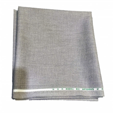 Raymond Men Poly Viscose Unstitched 1.25 m Suiting Fabric for Pant Coat Suit Light Grey Free Size