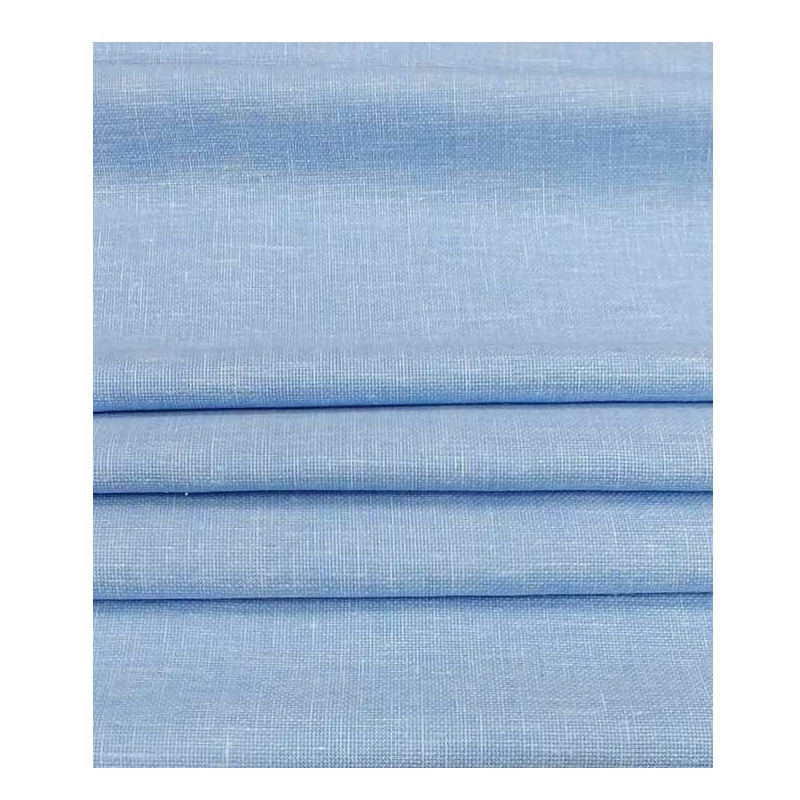 Siyaram's Men Synthetic Unstitched Shirt Fabric Blue Free Size