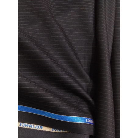 Only Vimal Black Self Design Trouser Fabric (Size: 1.2 meter)