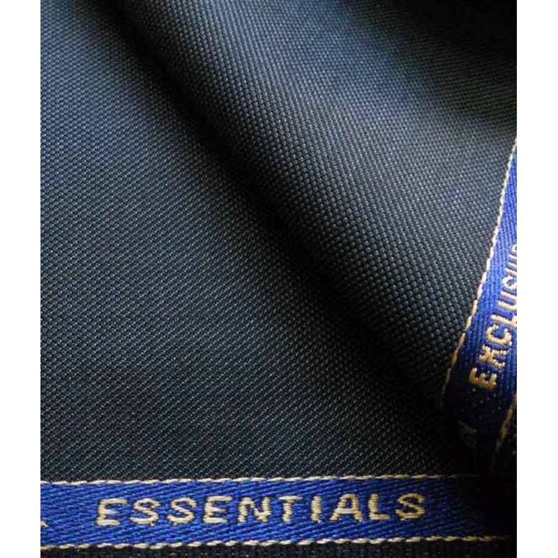 Only Vimal Blue Poly Blend Suit Lengths (Size: 3.25 Metre)