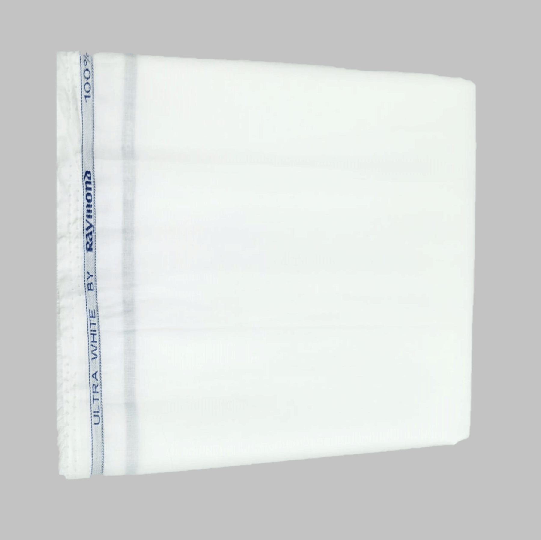 Raymond White Cotton Men's Unstitched Shirt Piece ( Pack of 1 ) (Color: White)