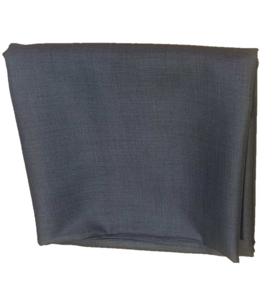 Gwalior Grey Poly Viscose Unstitched Pant Pc