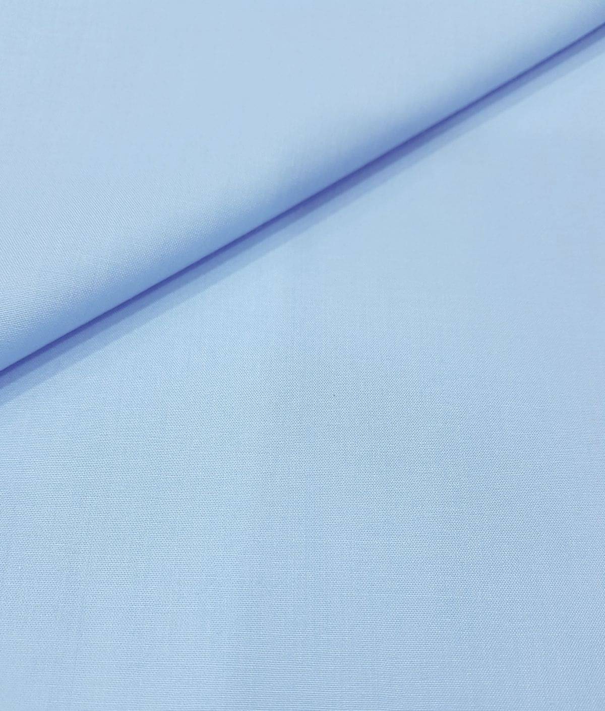 Siyaram Blue Cotton Blend Unstitched Shirt pc