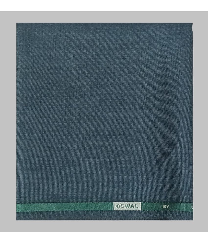 Fabkart Grey Polyester Blend Men's Unstitched Pant Piece ( Pack of 1 ) (Color: Grey)