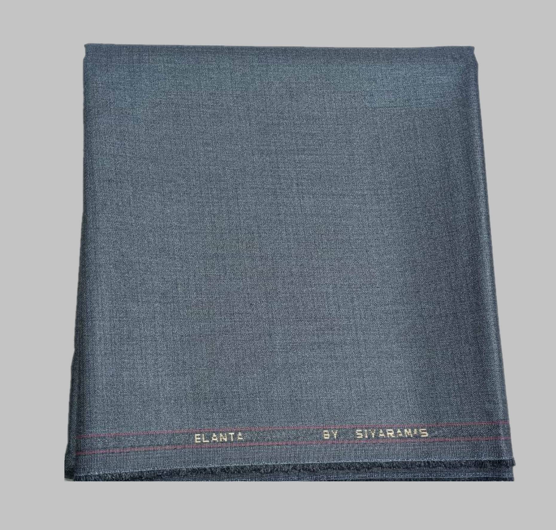 Siyaram's Dark Grey Polyester Blend Men's Unstitched Suit Piece (Color: Dark Grey)