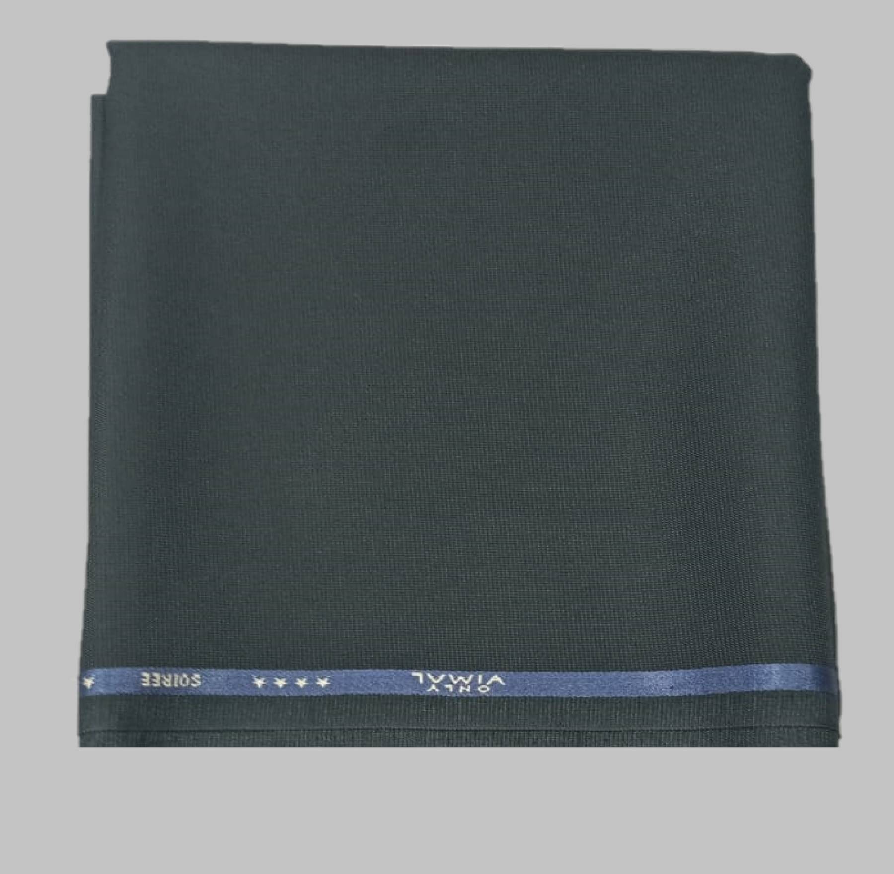 ONLY VIMAL Grey Polyester Blend Men's Unstitched Pant Piece ( Pack of 1 ) (Color: Grey)