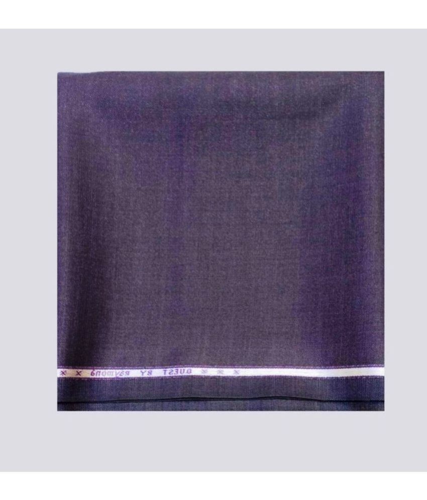 Raymond - Purple Polyester Blend Men's Unstitched Pant Piece ( Pack of 1 ) (Color: Purple)