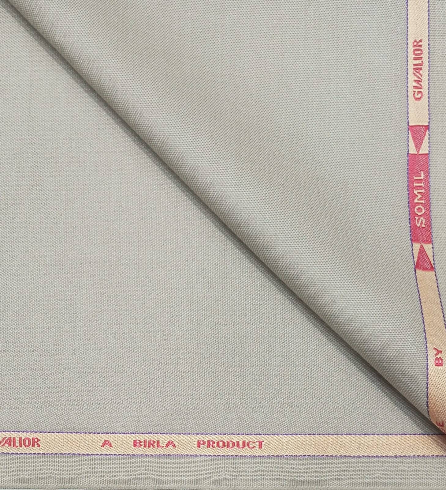 Gwalior Beige Polyester Blend Men's Unstitched Pant Piece (Color: Beige)