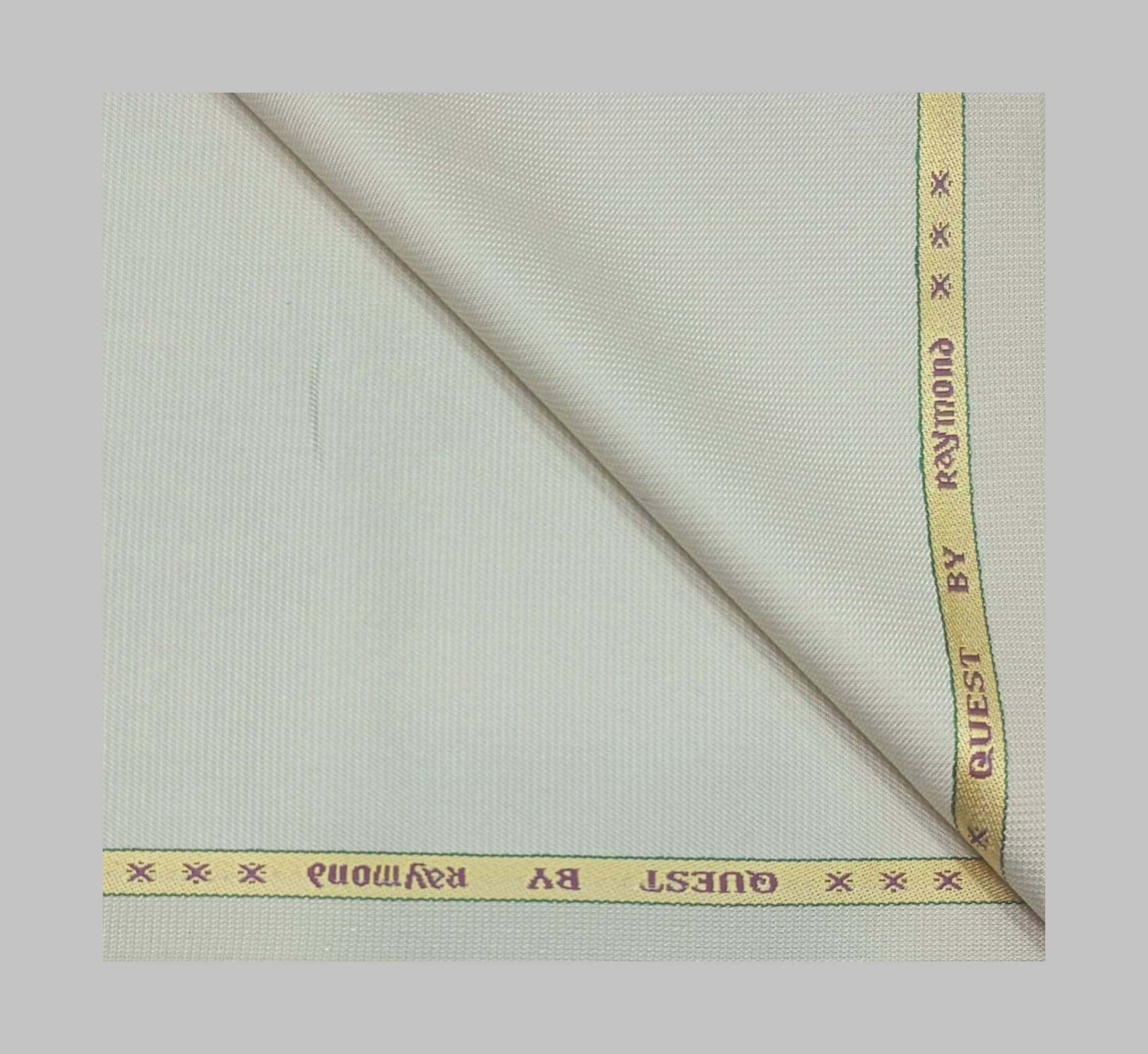 Raymond Beige Polyester Blend Men's Suit Length ( Pack of 1 ) (Color: Beige)