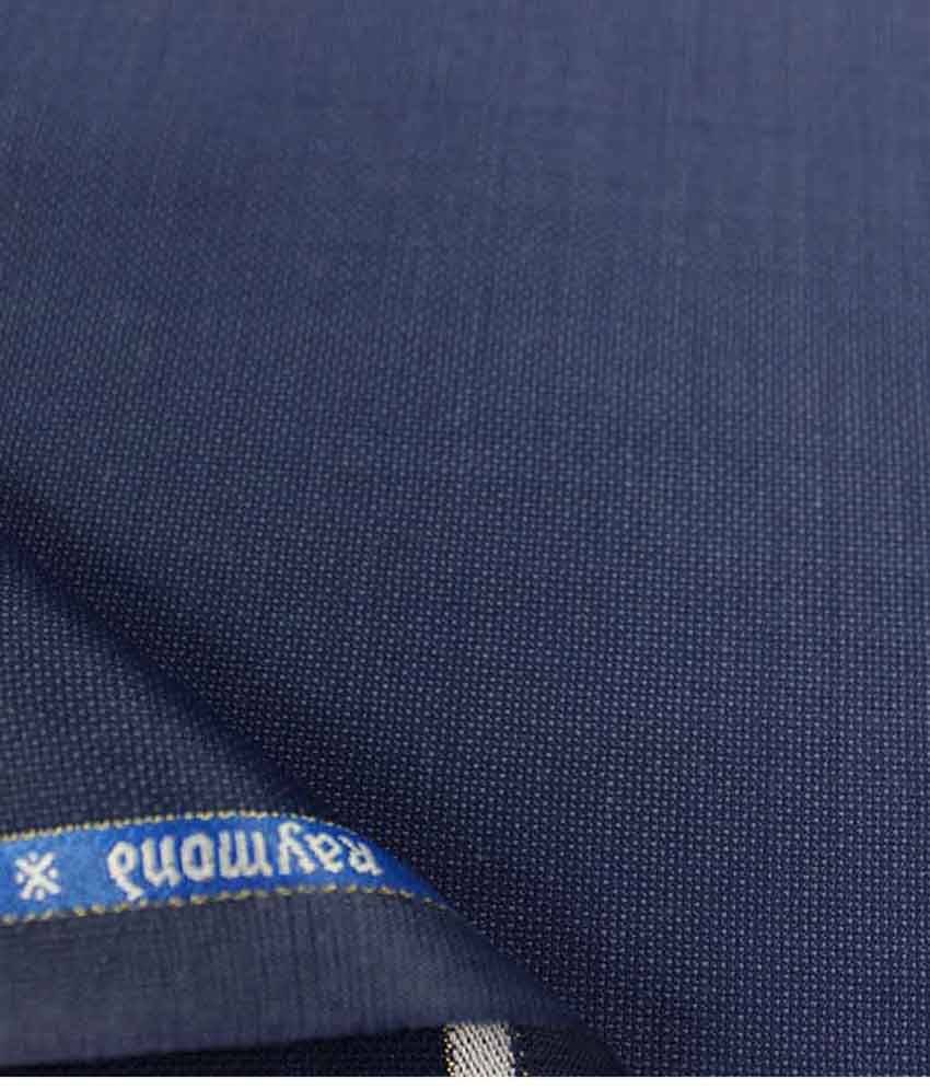 Raymond Blue Woollen Unstitched Pant Piece