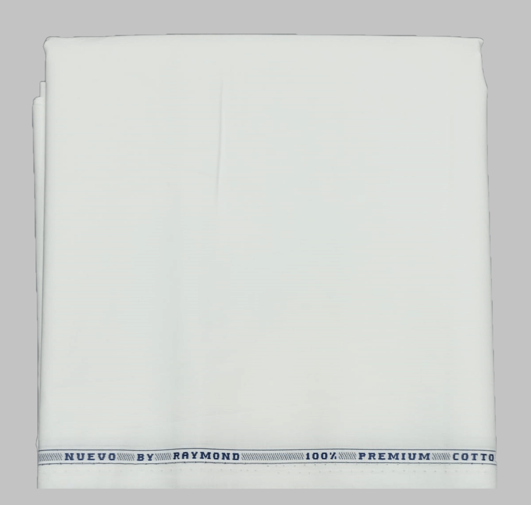 Raymond White Cotton Men's Unstitched Shirt Piece ( Pack of 1 ) (Color: White)