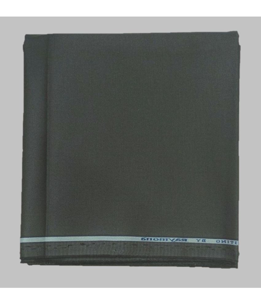 Raymond Dark Grey Cotton Men's Unstitched Pant Piece ( Pack of 1 ) (Color: Dark Grey)