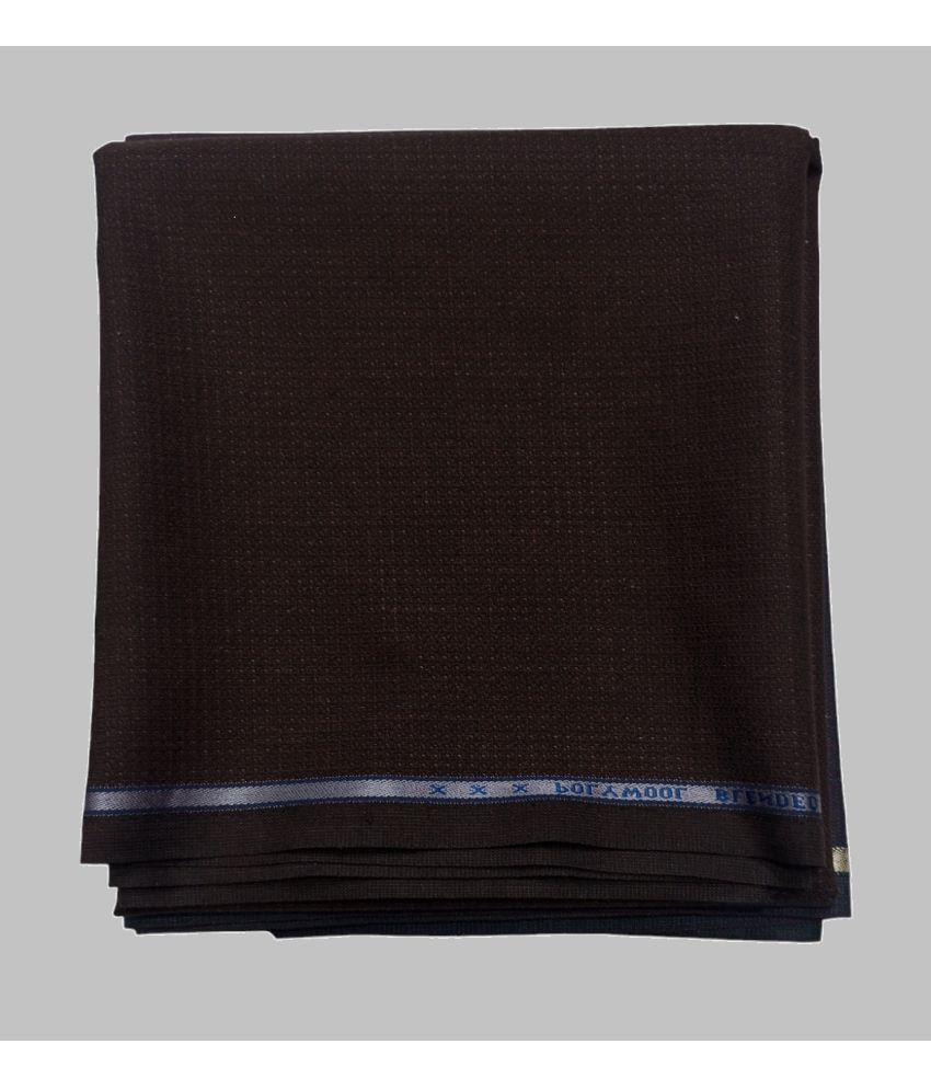 Raymond Brown Woollen Men's Unstitched Pant Piece ( Pack of 1 ) (Color: Brown)