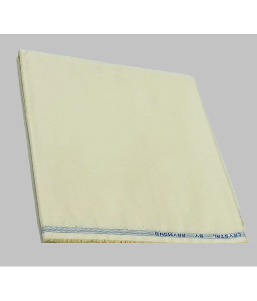 Raymond Beige Cotton Men's Unstitched Shirt Piece ( Pack of 1 ) (Color: Beige)