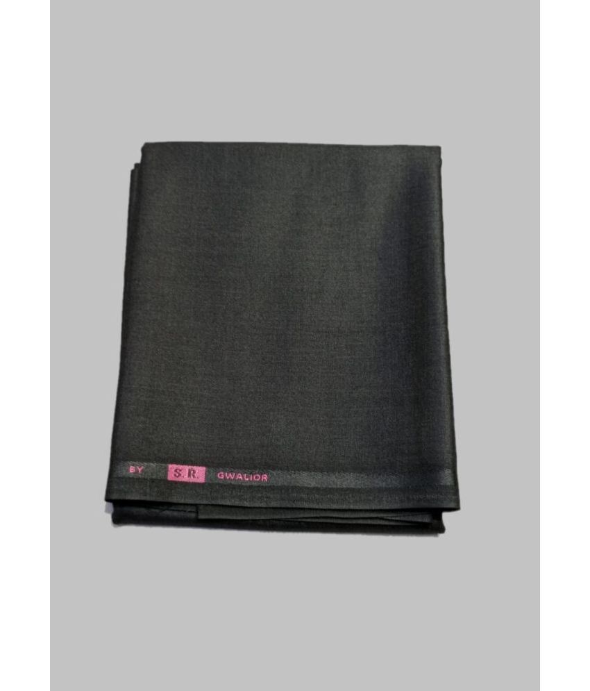 Gwalior - Grey Polyester Blend Men's Unstitched Pant Piece ( Pack of 1 ) (Color: Grey)