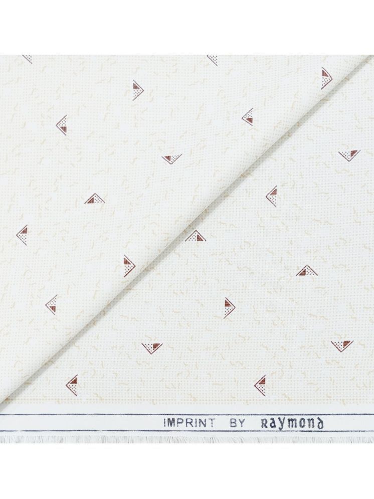 Raymond Beige Cotton Blend Men's Unstitched Shirt Piece ( Pack of 1 ) (Color: Beige)