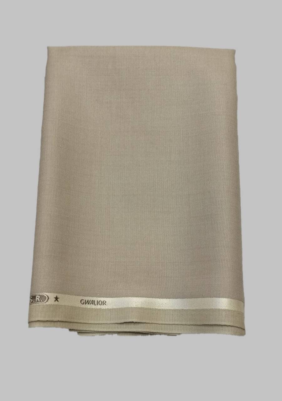 Gwalior - Brown Polyester Blend Men's Unstitched Pant Piece (Color: Brown)