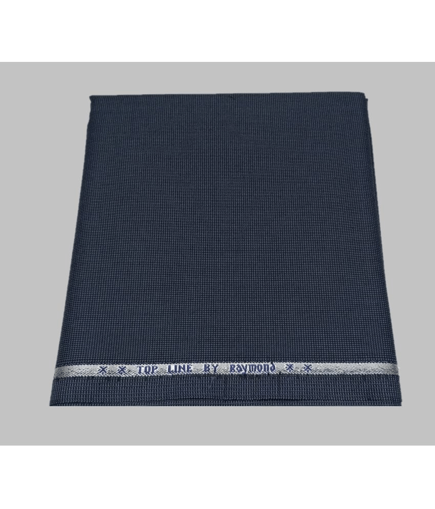 Raymond Blue Polyester Blend Men's Unstitched Pant Piece ( Pack of 1 ) (Color: Blue)